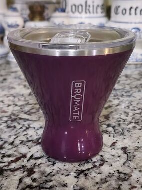 BrüMate MargTini Insulated Maroon Tumbler with Lid